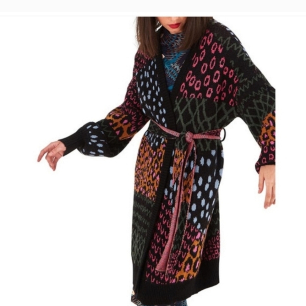S/M Farm Rio Leopard Cardigan - Picture 4 of 7
